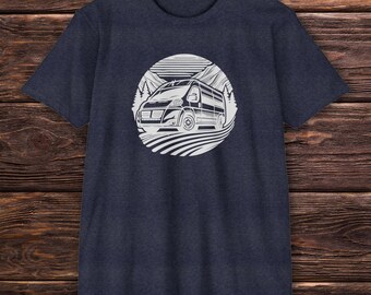 Vanlife Dreams Tee - Perfect Gift For Van Lifers & Ram Owners - Road Trip Inspired Design