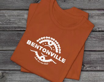 Bentonville Mountain Biking T-Shirt - Perfect Gift For Cyclists And Mountain Bikers - Nature Inspired Bike Cog Design