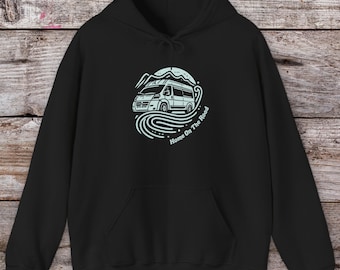 Van Life Hoodie - Great Road Trip Gift For Vanlifers - Fun Outdoor Travel Design