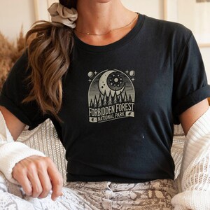 Forbidden Forest National Park Shirt - Perfect Gift For Book Readers And Outdoor Enthusiasts - Fantasy Book Reader Tee