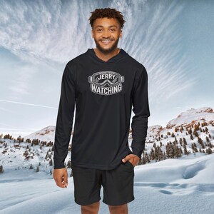 Jerry Watching Hoodie - Great Gift For Skiers And Snowboarders - Ski Resort Mountain Themed Design