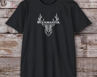 Buckmaster Jagen und Angeln T-Shirt - Perfektes Geschenk für Hirschjäger und Jagdlager - Buck Deer inspiriertes Outdoor Design