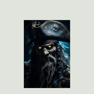 pirate metal plaque, wall decoration 20x30 cm