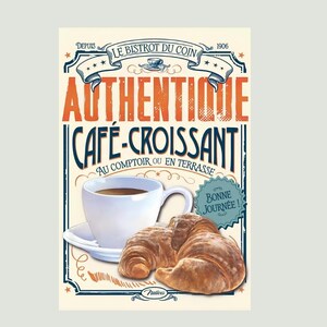 Affiche Déco Biscuits & Boulangerie - Art Mural Vintage Pour Cuisine Ou Salon