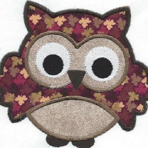CUTEST APPLIQUE OWL iron on embroidered patch