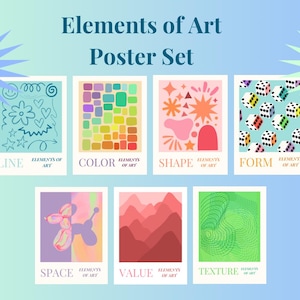 Elements of Art Poster Set