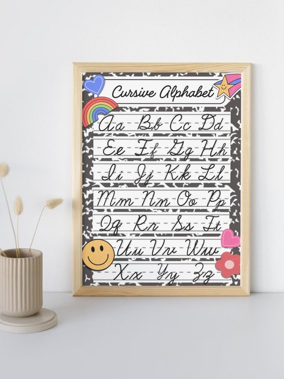 Cursive Alphabet Letters A To Z