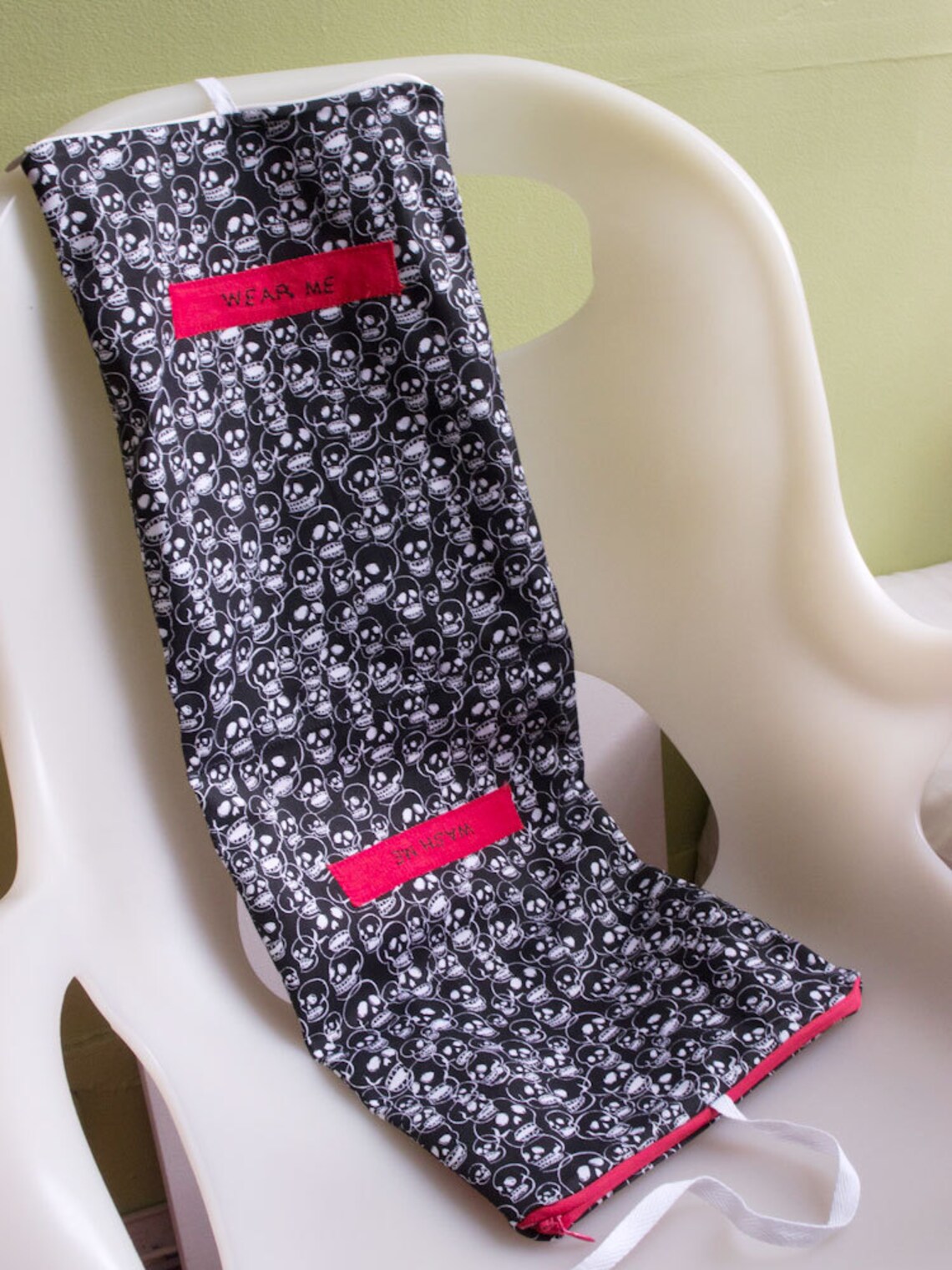 Travel Underwear Bag Skull Printed Cotton Etsy