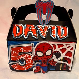 Pudełko z upominkami Spiderman
