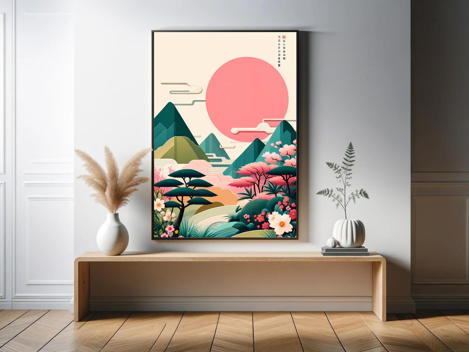 Japan Wall Art, Japanese Print, Japanese Wall Art, Modern Ukiyo-e ...