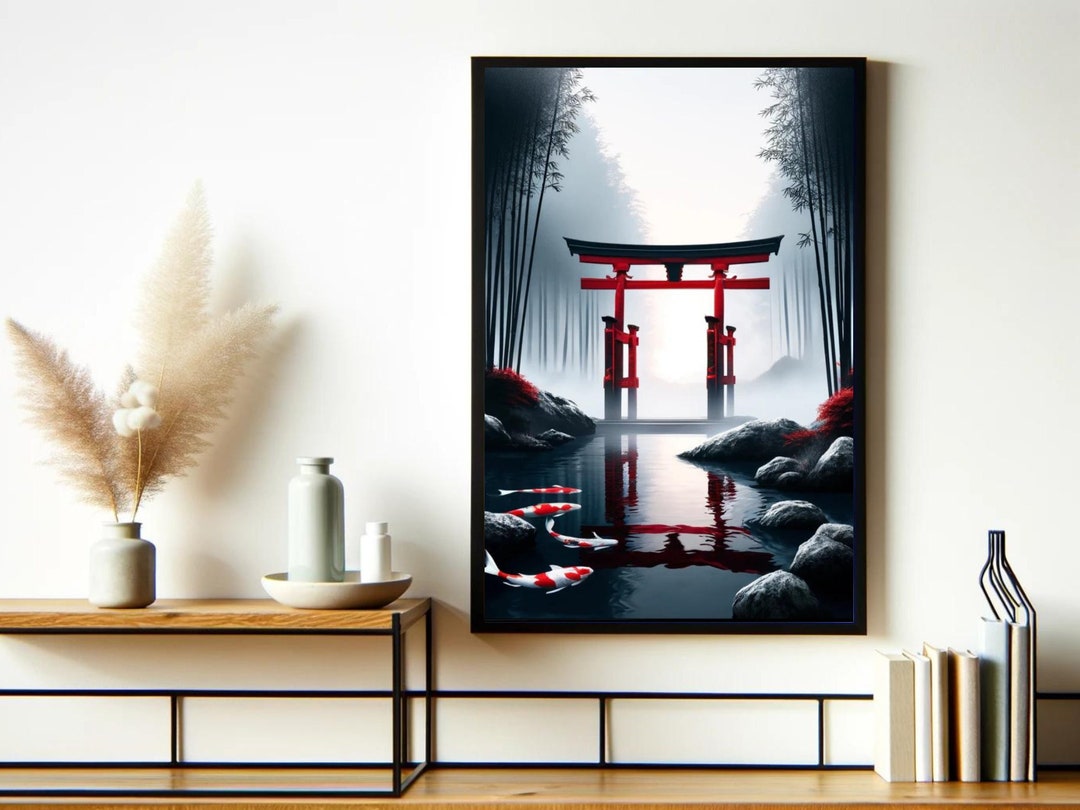 Japan Wall Art, Japanese Print, Japanese Wall Art, Modern Ukiyo-e ...