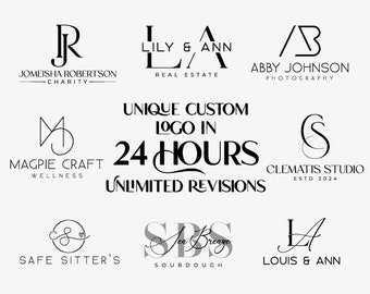 I Will Create Custom Logo Design for your Business | Professional Logo | Logo Maker | Photography logo |Logo Design Custom For Business