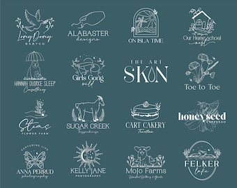 I Will Create Hand Drawn Custom Logo Design for Your Business, Professional Logo, Graphic designer, Business Logo, Custom Made Logo, Logos,