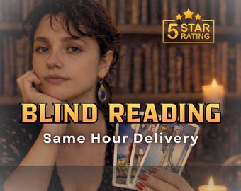 Same Hour Blind Tarot Reading | No Questions Needed | Love & Career Guidance | PDF Delivery