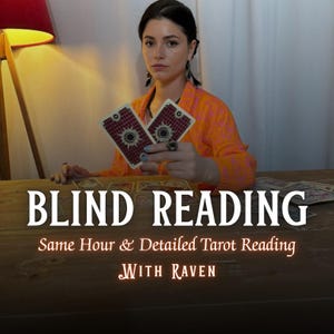 Same Hour Blind Tarot Reading • Psychic Love & Career Insight • PDF Delivery