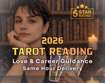2026 Year Ahead Tarot Reading | Same Hour Love & Career Guidance | PDF Delivery