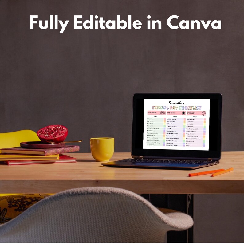 Editable Kids Before and After School Checklist, School Day Checklist ...