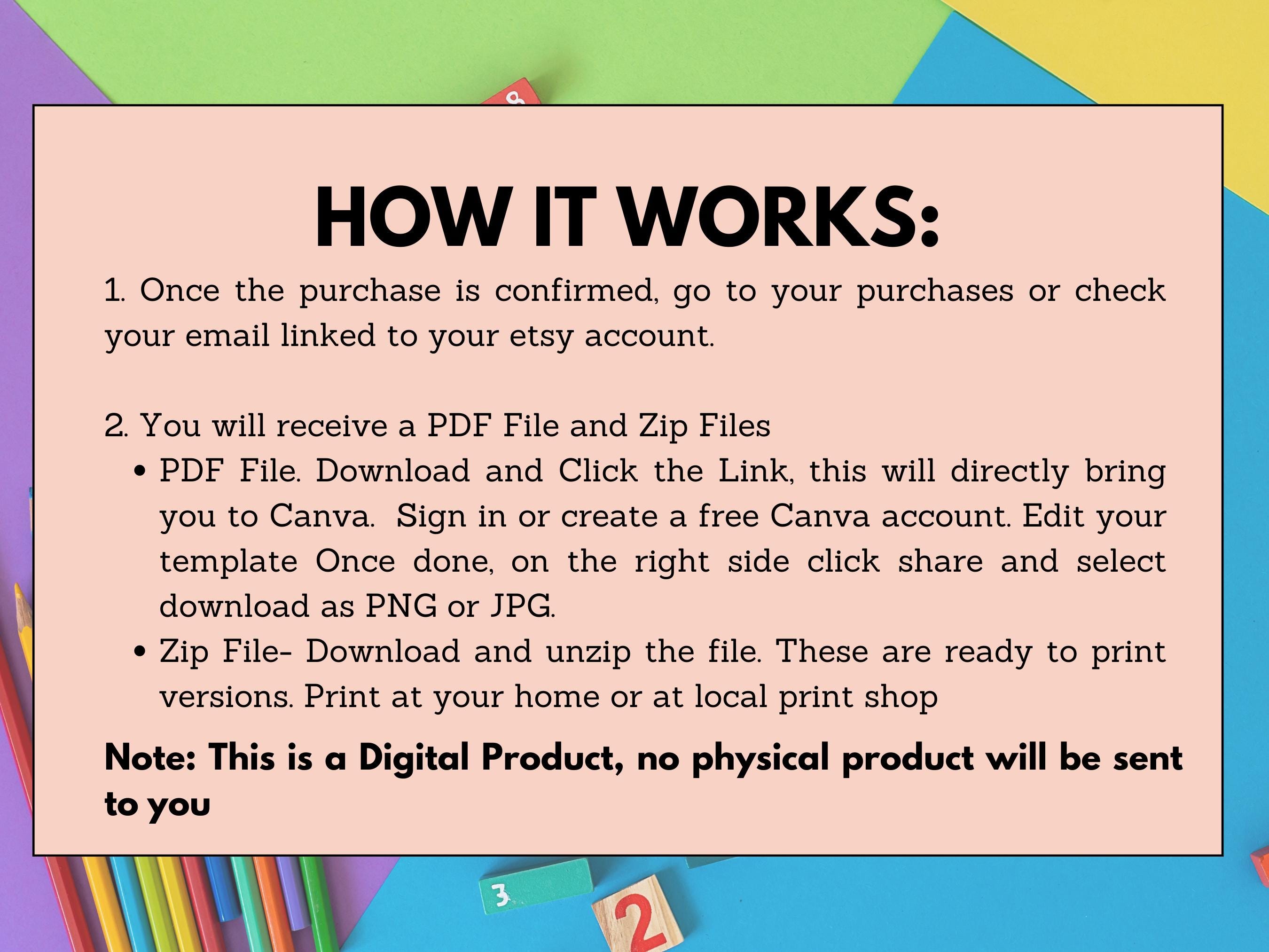 Editable Weekly Chore Chart for Kids, Kids Chore Tracker, Kids Daily