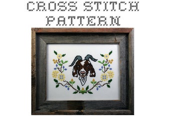 DIY Ode to the Goat - .pdf Original Cross Stitch Pattern - Instant Download