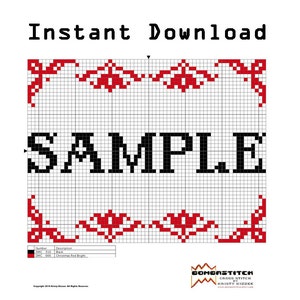 DIY Anatomical Heart .pdf Original Cross Stitch Pattern Instant Download image 3