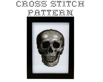 DIY Skull - .pdf Original Cross Stitch Pattern - Instant Download