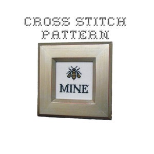 DIY Be Mine - .pdf Original Cross Stitch Pattern - Instant Download