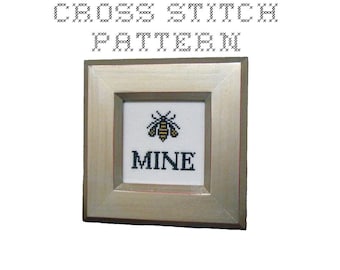 DIY Be Mine - .pdf Original Cross Stitch Pattern - Instant Download