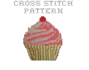 DIY Cupcake - .pdf Original Cross Stitch Pattern - Instant Download