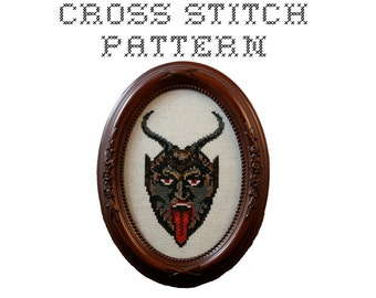 DIY Krampus - .pdf Original Cross Stitch Pattern - Instant Download