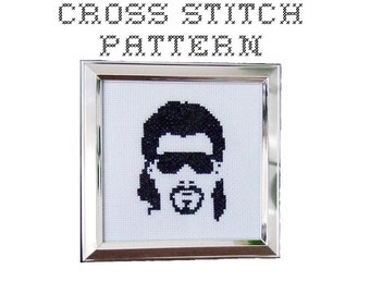 DIY Kenny Powers - .pdf Original Cross Stitch Pattern - Instant Download