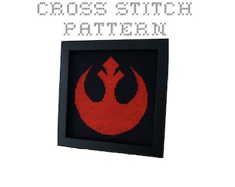 DIY Rebel Alliance - Star Wars - .pdf Original Cross Stitch Pattern - Instant Download