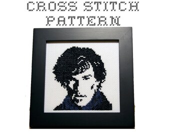 DIY Sherlock - Sherlock Holmes - .pdf Original Cross Stitch Pattern - Instant Download