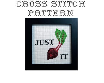 DIY Just Beat It  - .pdf Original Cross Stitch Pattern - Instant Download