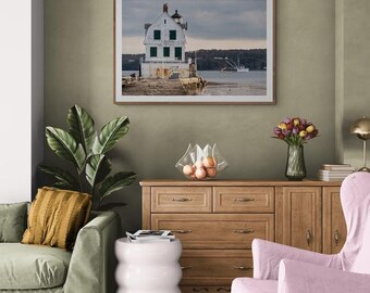 Impresión de pared del embarcadero de Rockport