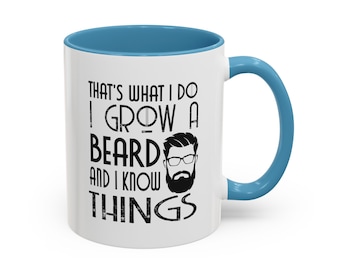 Bearded Man Gift, Funny Mug For Man, Beard Mug, Beard Coffee Mug, Beard Gift, Beard Lover Mug, Funny Beard Mug, Beard Quote Gift, Gifts