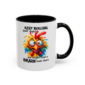 Rolling Eyes, Coffee Mug Quotes, Coffee Cup For Men, Funny Coffee Mug Saying, Coffee Lover Gift, 11oz Ceramic Mug, Coffee Cup Personalized
