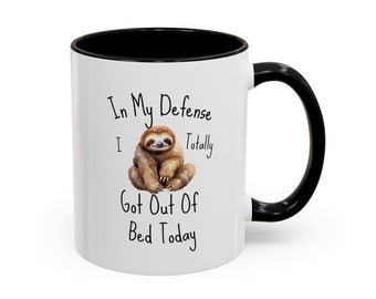 Sloth Mug, Sloth Gift, Funny Sloth Mug, Sloth Coffee Mug, Sloth Lover Gift, Sloth Cup, Stocking Stuffer, Sloth Gifts For Her