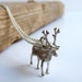 Ignatz1 reviewed Reindeer Necklace Moose Pendant Sterling Silver Christmas Gifts Rudolph Deer Buck Animal Jewelry