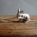 alexamaley reviewed Silver Bunny Necklace, Bunny Jewelry, Easter Gift, Animal Jewelry Animal Necklace, Rabbit Necklace, Rabbit Jewelry, Bunny Pendant,
