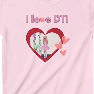 Maglietta Dress to Impress (DTI) per San Valentino Maglietta in cotone pesante per bambini