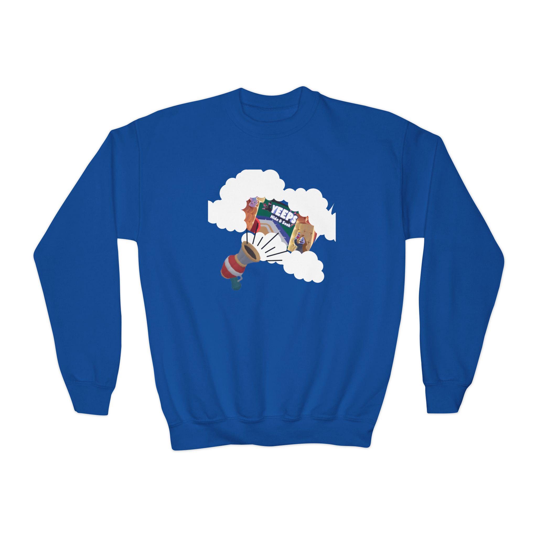 Yeeps Hide and Seek - Youth Crewneck Sweatshirt - Etsy