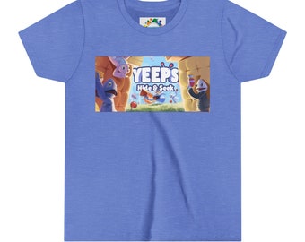 Yeeps Versteckspiel Jugend Kurzarm T-Shirt