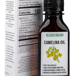 Natural Camelina Massage Oil Perfect For Plant Lover  - Floral Aroma Cold Pressed Virgin Oil