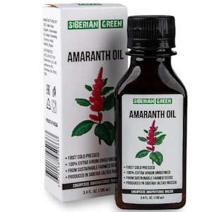 Amaranth Organic Seed Virgin  Oil Perfect For Plant Lovers Gift - Natural Cold Pressed Oil