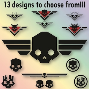 Managed Democracy Soldier Decals - Skull Designs