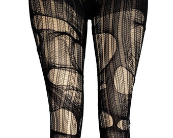 striped tights goth tights tattered & torn tights fishnet tights halloween tights | fishnet stockings gothic tights | mesh tights
