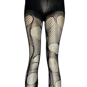 collants en lambeaux et déchirés dans des collants nu goth tourbillonnants collants en résille | collants sorcières bas en résille punk collants leggings gothiques leggings en détresse