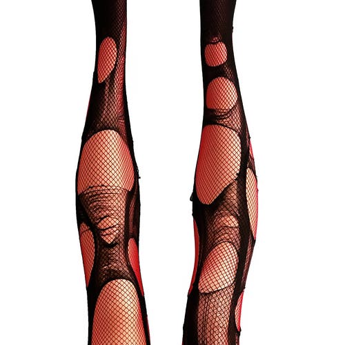 red fishnet stockings near me