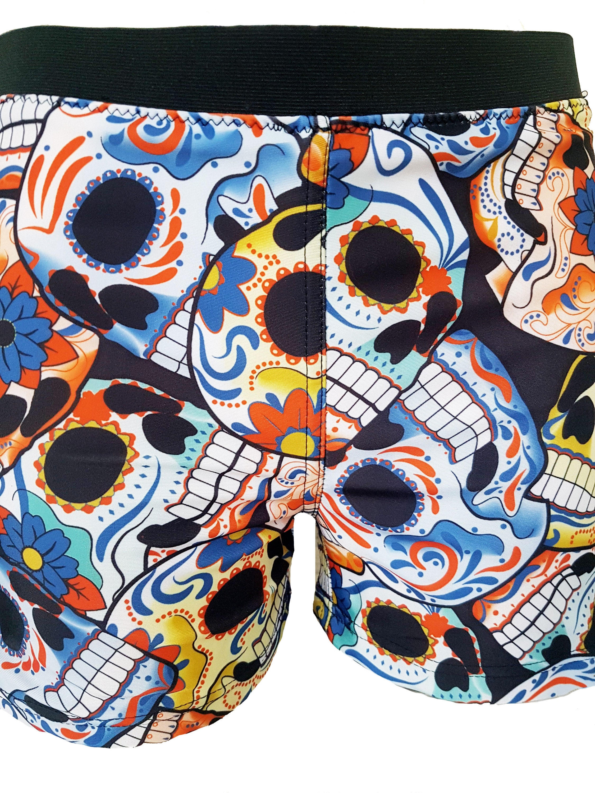 SUGAR SKULL SUNSET SWIM TRUNKS