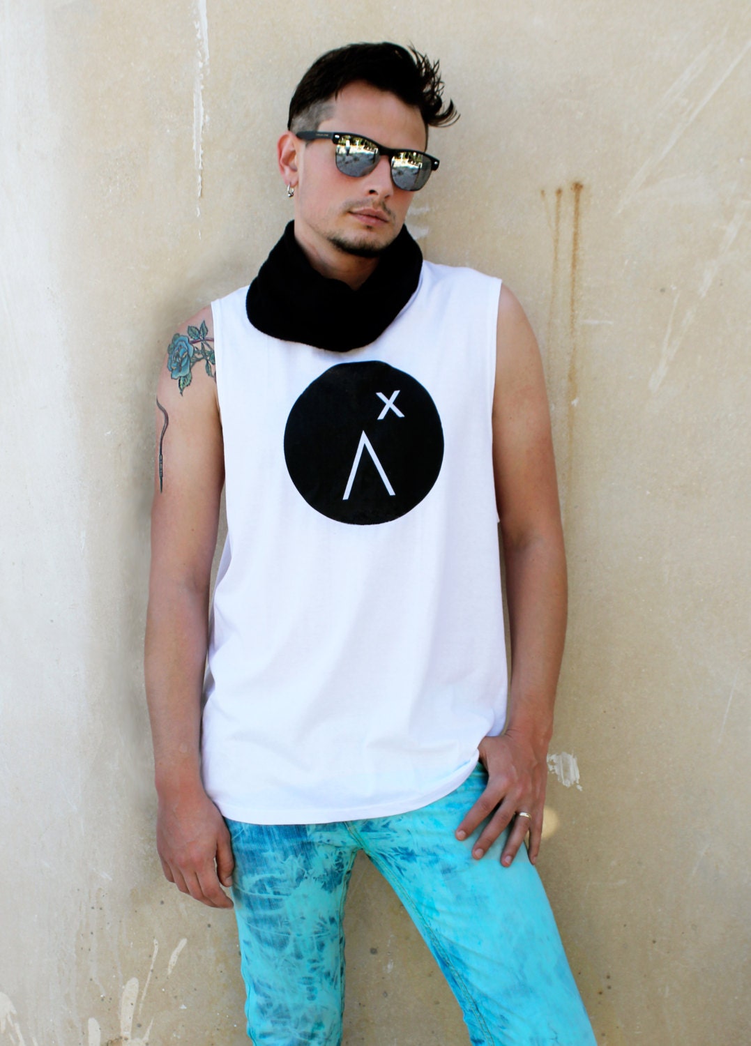 Logo Detail Stretch Tank Top main image 0